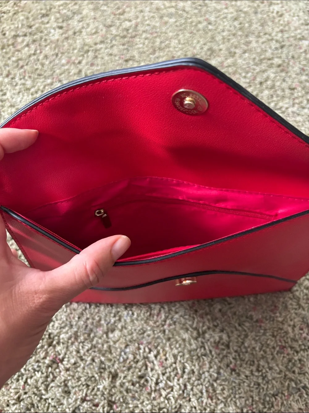 Guess Los Angeles Envelope Clutch - Red